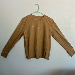 Dutch bros women’s long sleeve Change the World shirt, size 2XL